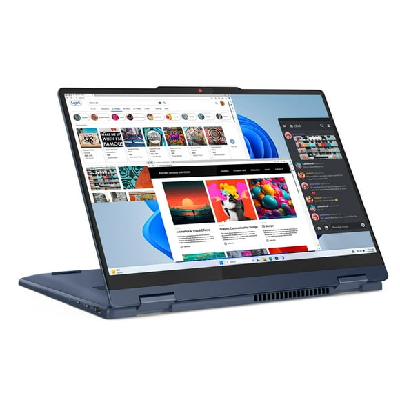 Lenovo IdeaPad 5i Ordinateur Portable 2-en-1, Verre IPS 14 Pouces, Intel Core 5 120U, 8 Go, 512 Go SSD