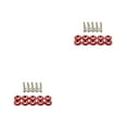 thumbnail image 4 of Wweixi Joints de Capot de Vis de Voiture Robustes et Durables pour des Mises à Niveau Fiables de Voiture Vis Rouge 2Set, 4 of 6