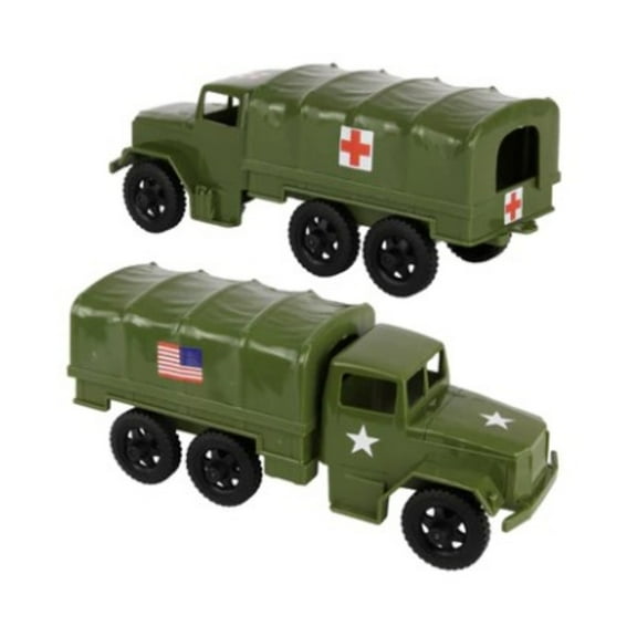 Combat Convoy 2.5 Ton M34 Cargo Trucks - OD Green New
