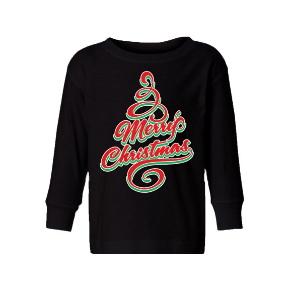 Awkward Styles Christmas Long Sleeve Shirt for Boys Girls Toddler Merry Xmas Tree Shirt