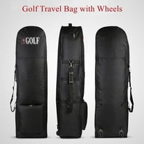 Golf Bag Air Travel Covers Case Golf Club Rolling Protector With Wheels Foldable