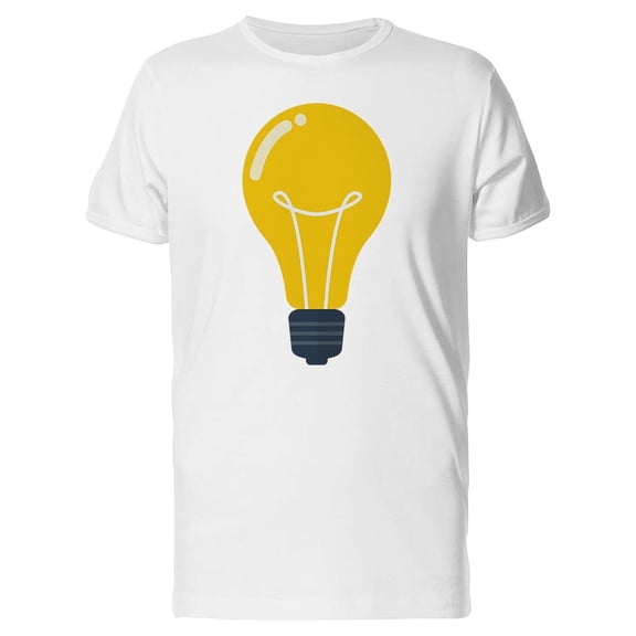 Yellow Lightbulb Tee Men's -Image by Shutterstock