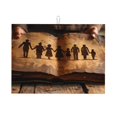 thumbnail image 1 of Fotbe Vintage Family History Book Alfombrilla de Secado para Cocina con Estampado, 18x24 Pulgadas, 1 of 7