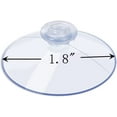 thumbnail image 2 of 20 Packs Suction Cups 0.8/1.2/1.8/2.2 Inch Clear Sucker Pads for Glass Home Organization Decoration (1.8 inch), 2 of 2