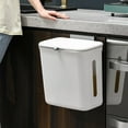 thumbnail image 5 of Washranp Hanging Kitchen Trash Can with Lid Dry Wet Separation,Large Capacity Compost Bin for Counter Top or Under Sink Mountable Garbage Can for Bedroom Cabinet, 5 of 7