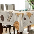 thumbnail image 5 of Yayeee Tablecloths 60" x 90" Rectangle Wrinkle Resistant Party Table Cover, Beige Fall Books, 5 of 8