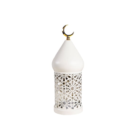 Zeiwohndc Decorative Candle Holder Ramadan Decoration Metal Candle Lantern Tea Light Holder for Mantel Table Desk Dining Room Home Decor