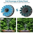 thumbnail image 3 of AISITIN Solar Fountain Pump, Energy Efficient, 3.5W Solar Panel, 6 Nozzles, 3 of 6
