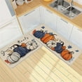 thumbnail image 5 of PALIFEUR Fall Kitchen Rugs Set of 2, Non Slip Washable Fall Decor Pumpkin Maple Leaf Kitchen Mats for Floor, Soft Thick Halloween Rug Thanksgiving Mat for Home Holiday Party Halloween Decoration, 5 of 7