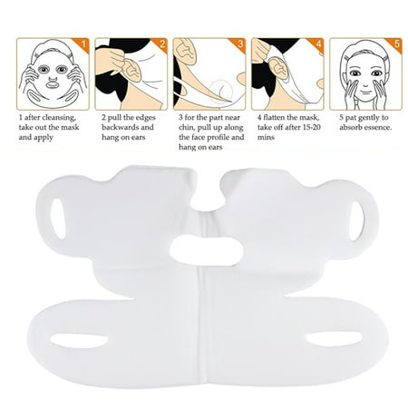 Hilitand Lifting Facial Mask V Shape Face Slim Chin Check Neck Lift Firming Whitening Pulling Mask, Lift Peel-off Mask, V Face