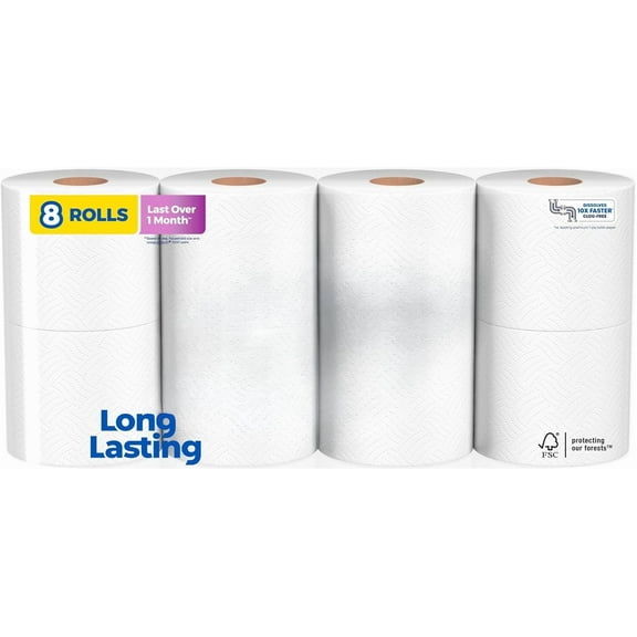 Toilet Paper, Septic-Safe, 1-Ply Toilet Tissue