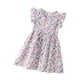 thumbnail image 5 of Odeerbi Niñas Verano Floral Vestidos Ruffle Sleeve Algodón Vestido Niños Impresión Gráfica Sin Mangas Vestido, 5 of 6