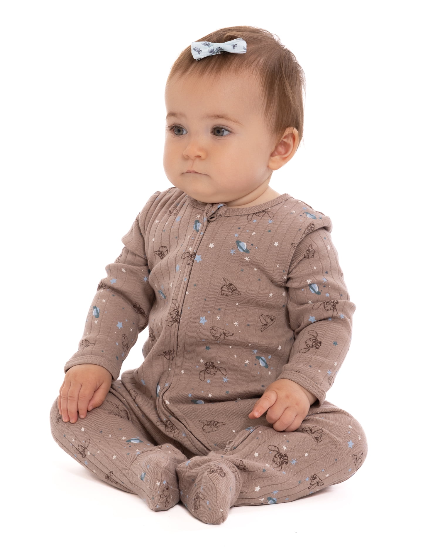 Disney Baby Wishes + Dreams Stitch Sleep and Play Set, 3-Piece, Sizes Newborn-6/9M
