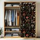 thumbnail image 5 of Bohemian Style Polyester Door Curtain with Plastic Ring Colorful Mushroom 2000x1000mm, 5 of 7
