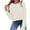 White-Sweaters, variant on AGWOLF Womens Cabel Knit Sweaters Chunky Mock Neck Oversized Jumper Casual Solid Basic Long Sleeve Pullover