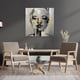 thumbnail image 1 of Cuadro  decorativo moderno para sala o recamara Silueta de Rostro de Mujer con Toques Dorados Tipo Pintura Moderno Estilo Abstracto Acabado Galería Listo para Colgar Maxigráfica Shop  Cuadro Retrato Abstracto, 1 of 8