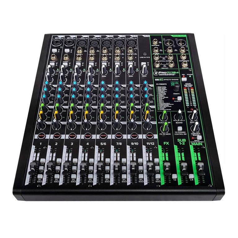 Mackie ProFXv3 Series PROFX12V3 Analog Mixer with GigFX 12-channel