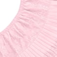 thumbnail image 4 of WRKEKC Flowy Skirts for Women Ballet Core Layered Ruffle Hem Mini Skirt with Sheer Mesh and Tiered Design, 4 of 5