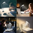 thumbnail image 6 of LED Desk Lamp | 360 Degree Rotating | Eye Protection Anti-Myopia Reading Lamp | USB Rechargeable | Smart Touch Control | Adjustable Brightness | Ideal for Study, Office, Bedroom | 2-6 Hour Battery, 6 of 7