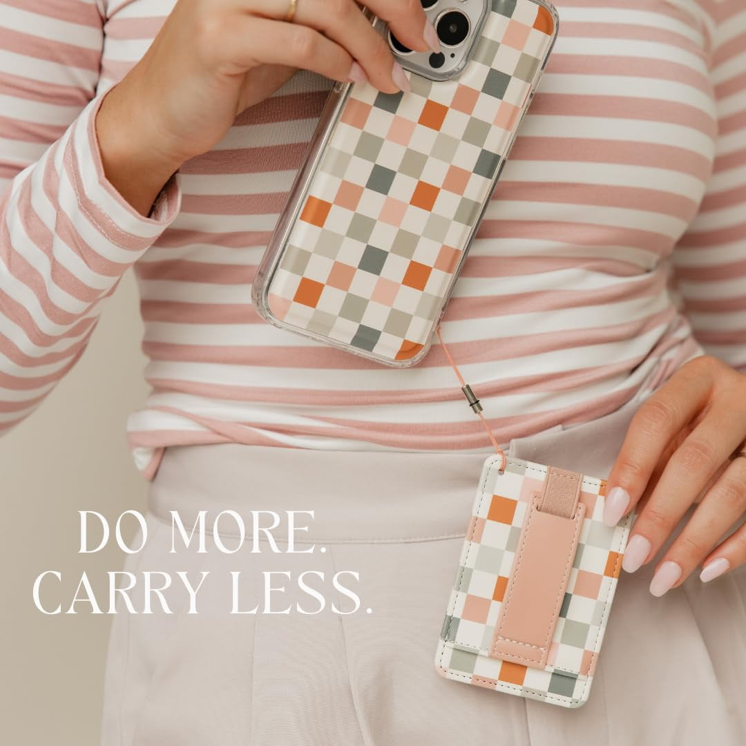 Walli Cases for iPhone 16 Pro Max Case Aesthetic Magnetic Wallet Phone Case Card Holder,Holds up to 2 Cards - Cute, Trendy Phone Cover for Women fits iPhone 16 Pro Max, with Kickstand & Finger Strap