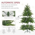 thumbnail image 5 of 5FT Premium Spruce Hinged Artificial Full Christmas Tree with 1309 Branch Tips Holiday Xmas Tree with Metal Hinges and Foldable Base for Home Party Office Decoration, 5 of 7
