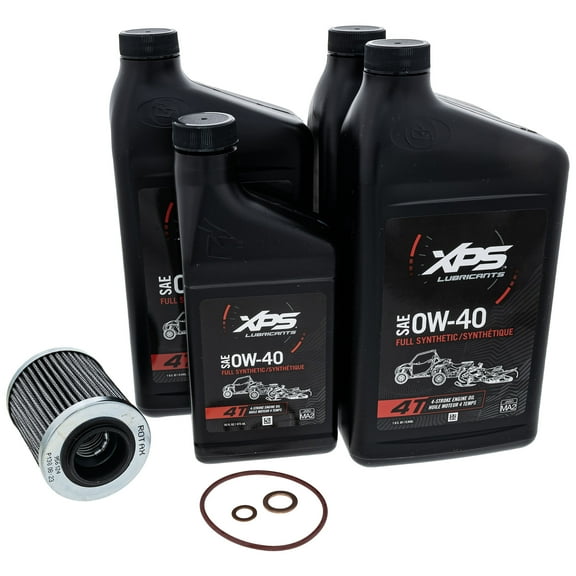 Ski-Doo 9779254 BRP Can-Am 0W-40SAE Full Synthetic XPS Oil Change Kit Rotax 900 ACE