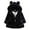 Black, variant on XBASW 1-8 Years Girls Winter Warm Coat Jacket with Ear Hood for Baby Kids Fleece Snowsuit Thicken Wool Warm Outwear for Girls