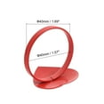 thumbnail image 2 of Uxcell Napkin Rings, 6 Pack 40mm Inner Diameter Alloy Heart Shape Napkin Buckles, Red, 2 of 5