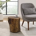 thumbnail image 4 of Home Square Resin Wood End Table Stool in Gold Finish - Set of 2, 4 of 5