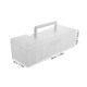 thumbnail image 2 of NUOLUX Caja De Almacenamiento Transparente Para Con Portabilidad Conveniente Y Compartimentos, 2 of 8