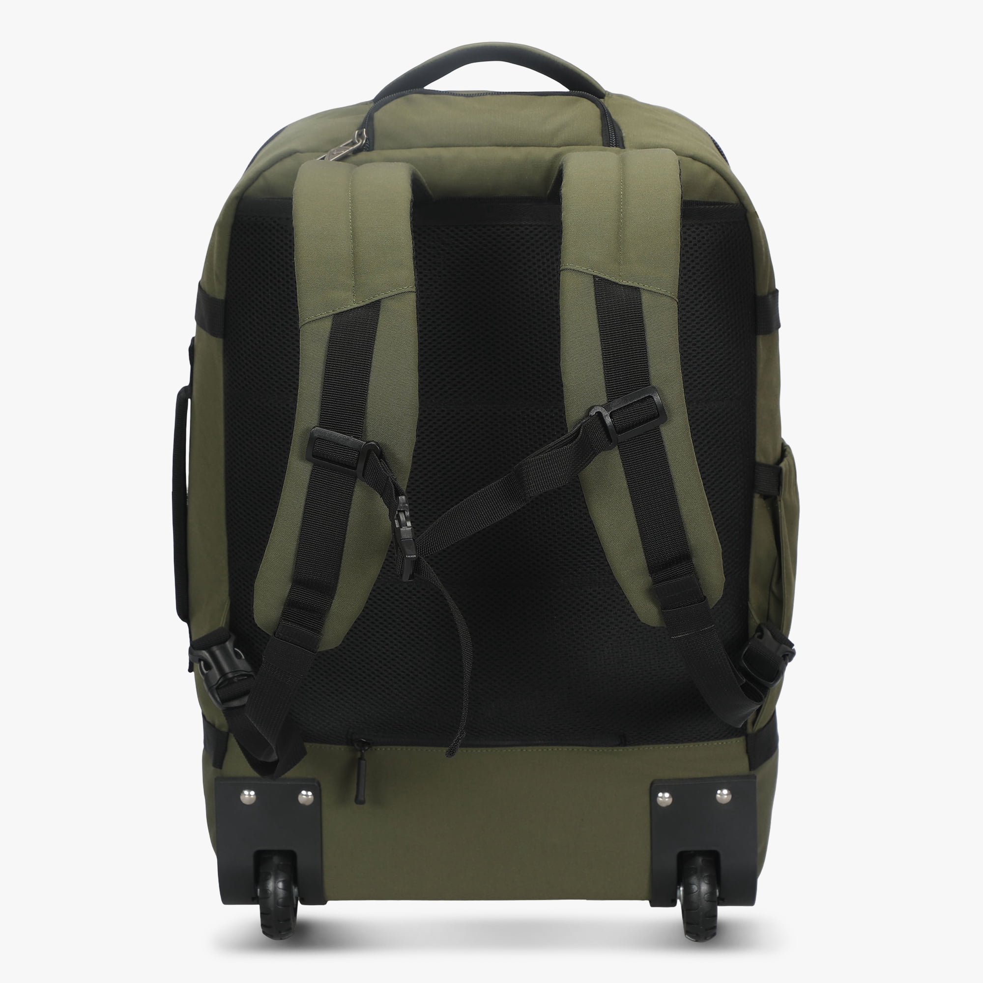 Convertible Wheeled Laptop Carry-On Bag (42L) – Hynes Eagle – Army Green