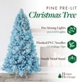 thumbnail image 4 of Home Heritage Rotating Tree Stand Base w/Snowdrift 6.5' Pine Christmas Tree, 4 of 11