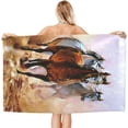 thumbnail image 2 of Yibo Soccer Ball Beach Towel Super Absorbent Lightweight Travel Towel for Swimmers, Sand Free Camping Towel, Water Sports,Yoga,Gym,Backpacking, 2 of 9