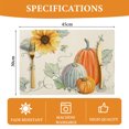 thumbnail image 4 of Sets de Table de l'Action de Grâce - Ensemble de 4 Sets de Table d'Automne Style Ferme Récolte 12x18 Pouces pour Cuisine Salle à Manger, 4 of 5
