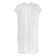 thumbnail image 5 of Time and Tru Women's Openwork Knit Coverup, Size S/M, Winter White, 5 of 5
