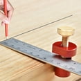 thumbnail image 1 of Tarjeta Regla de Ángulo de Abrazadera Auxiliar Regla en Ángulo Recto Medidor de Escalera Mesa de Carpintería Bloque de Límite de Mesa D, 1 of 10