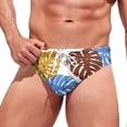 thumbnail image 2 of Rovga Mens Summer Breathable Printed Swim Trunks Pants Swimwear Shorts Slim Wear Swimsuit Briefs Beachwears, 2 of 5