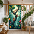 thumbnail image 6 of LUUFILx Sloth Jungle Backdrop Kids Party Decor Banner Photo Booth Background Tropical Celebration Decoration Indoor Outdoor Event Supplies, 6 of 8