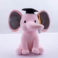 thumbnail image 3 of Cute Doctor Elephant Plush Doll with Graduation Cap, Soft Stuffed Elephant Toy, Perfect Graduation Season Gift for Medical Professionals, 3 of 7