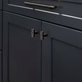 thumbnail image 3 of Design House Emery Cabinet Knobs, 5-Pack, Modern Kitchen Handles, Matte Black, 188003, 3 of 14