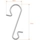 thumbnail image 4 of Gancho decorativo 120 Bauble Hanger S Hook Pequeñas perchas rápidas para bolas de Navidad Plata Fason LKX-2027, 4 of 7