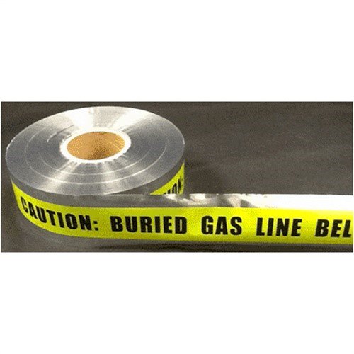 Polyethylene Non Detectable Underground Gas Line Marking Tape, 4.5 mil