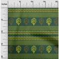 thumbnail image 1 of oneOone Cotton Flex Lime Green Fabric Ethnic Block Fabric For Sewing Printed Craft Fabric By The Yard 40 Inch Wide, 1 of 4