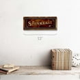 thumbnail image 2 of Framed, Outdoor Speakeasy 4"x12" Metal Sign, Wall Décor for Home and Office, 2 of 4