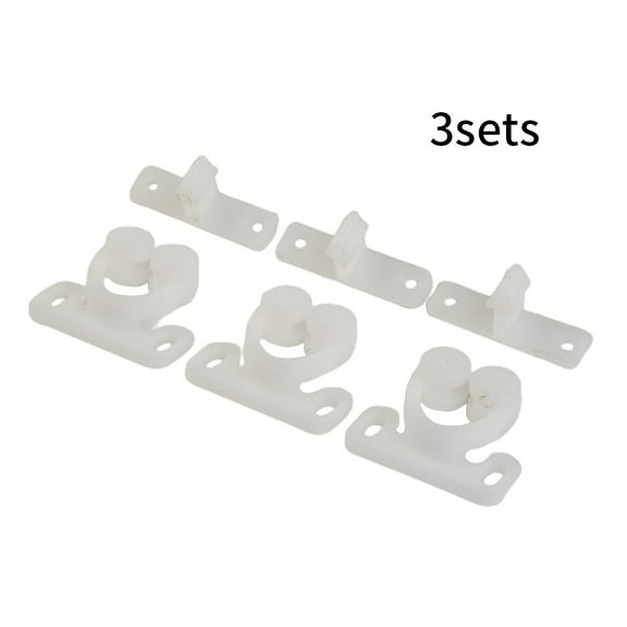3pcs White ABS Plastic Marine Boat Ball Catch Roller Latch for Cabinet Door Cupboard Drawer Wardrobe Furniture Hardware