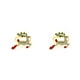 thumbnail image 1 of Bearachild 1 Juego de decoración de mesa, anillos de servilletas antioxidantes, hebillas de toalla de Material de aleación versátil para fiesta de boda Imitación de oro 2piezas Bearachild CBP363171, 1 of 6