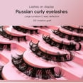 thumbnail image 4 of Russian Big Curl False Eyelashes 10 Pairs Pack - Thick Natural Look Premium Synthetic Lashes, Curly & Wholesale-Friendly for Daily Makeup & Beauty Business, 4 of 10