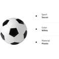 thumbnail image 3 of Nvzi Balón de fútbol tradicional para entrenamiento, recreación, práctica y alto rendimiento, clásico, talla 5 para diferentes edades, amarillo., 3 of 3
