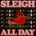 thumbnail image 3 of CafePress - Sleigh All Day Kids Dark T Shirt - Dark T-Shirt Kids XS-XL, 3 of 4