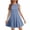 Light Blue, variant on CCRFTGI Summer Dresses for Kids Girls Size 7 Casual Cotton Linen Fashion Tank Sleeveless Dress Swing Beach A-Line Mini Dresses Yellow 5-6 Years